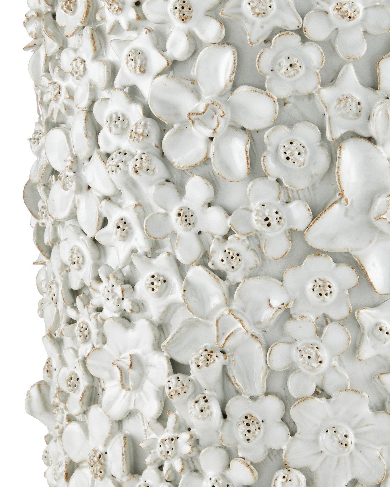 Jessamine Medium White Cachepot